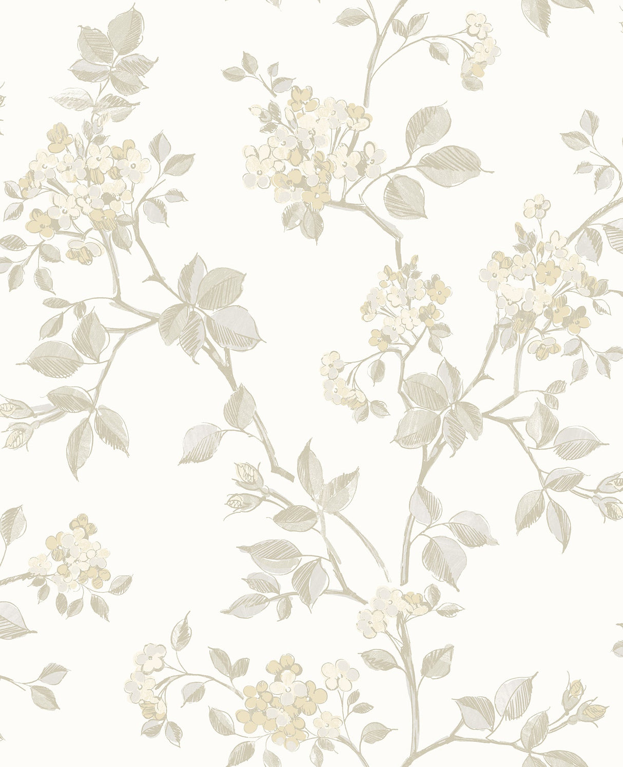 Advantage 2811-87720 Parry Bone Floral Wallpaper