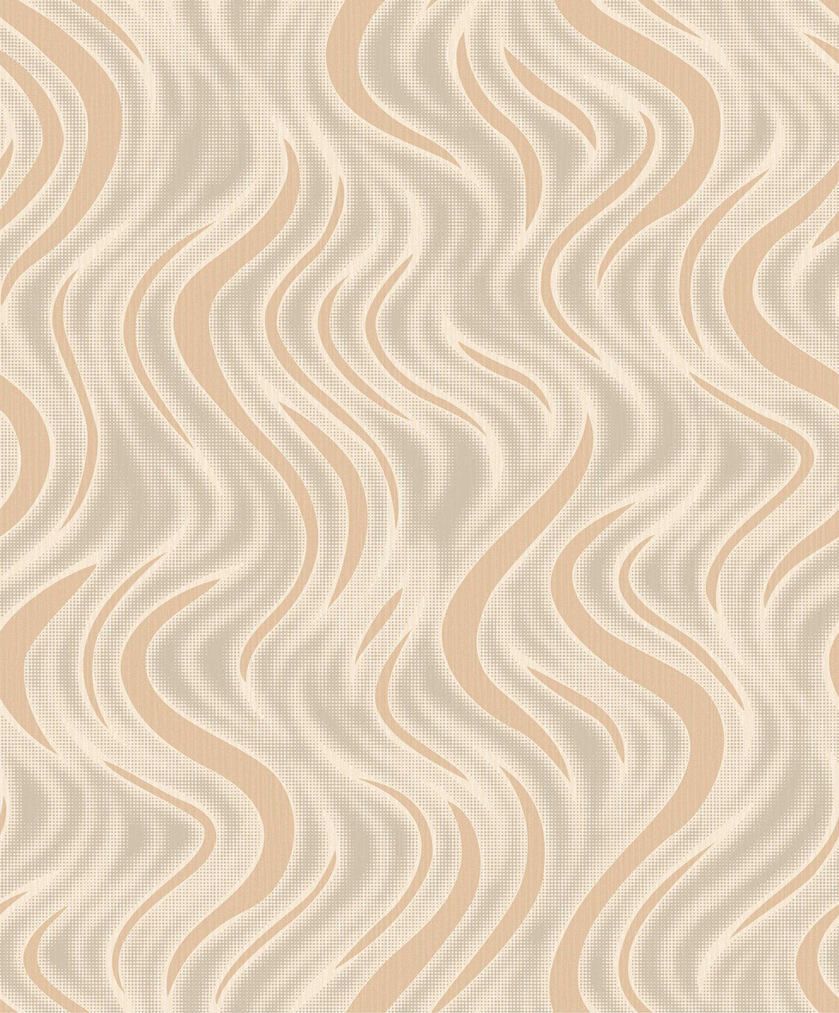 Advantage 2811-JY10304 Roxie Orange Wave Wallpaper