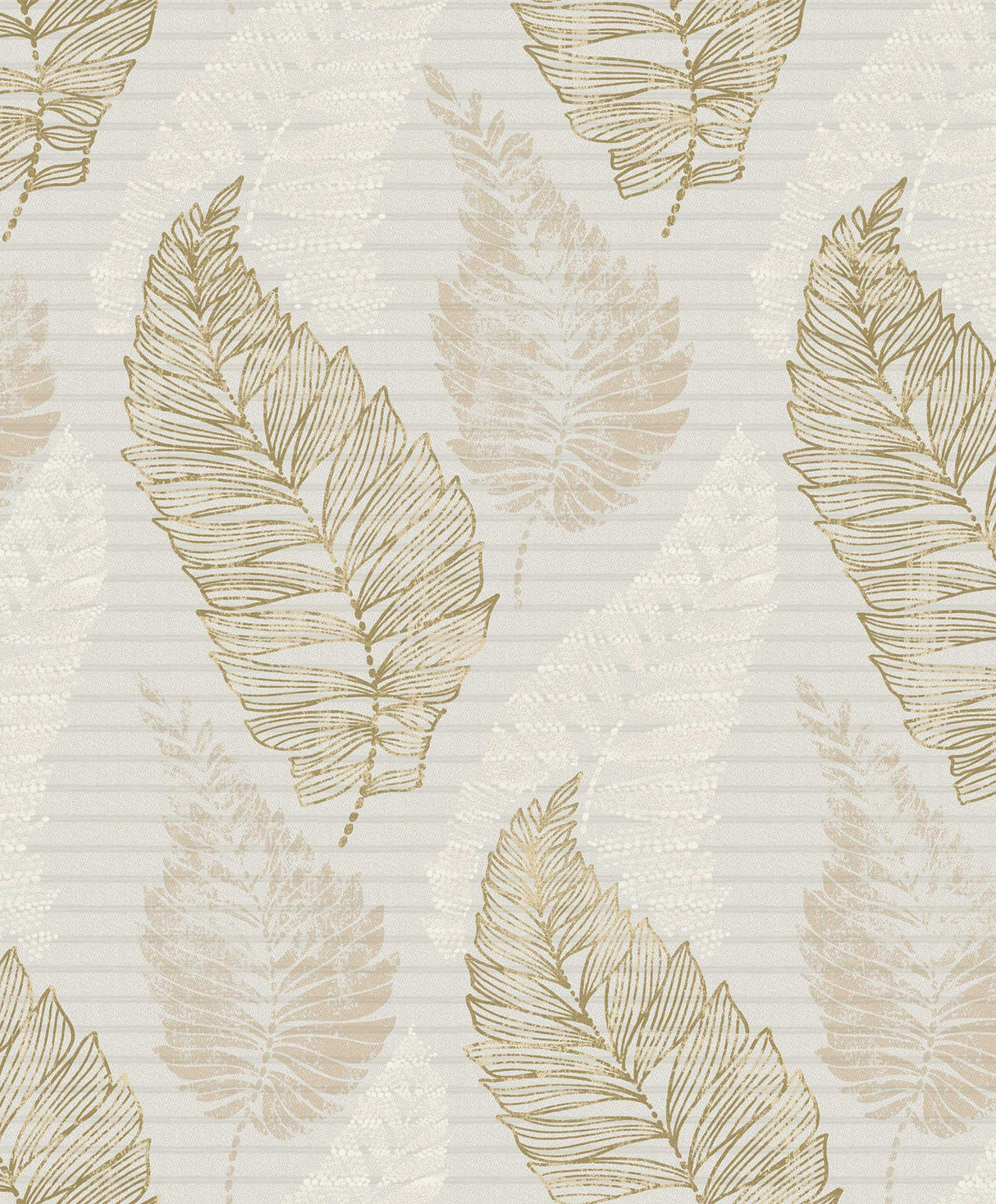 Advantage 2811-JY11404 Rosemary Khaki Leaf Wallpaper