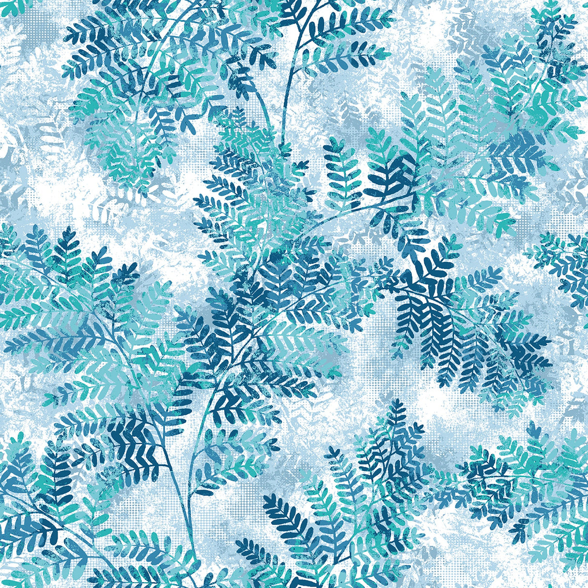 Advantage 2811-LV04350 Cyathea Blue Fern Wallpaper