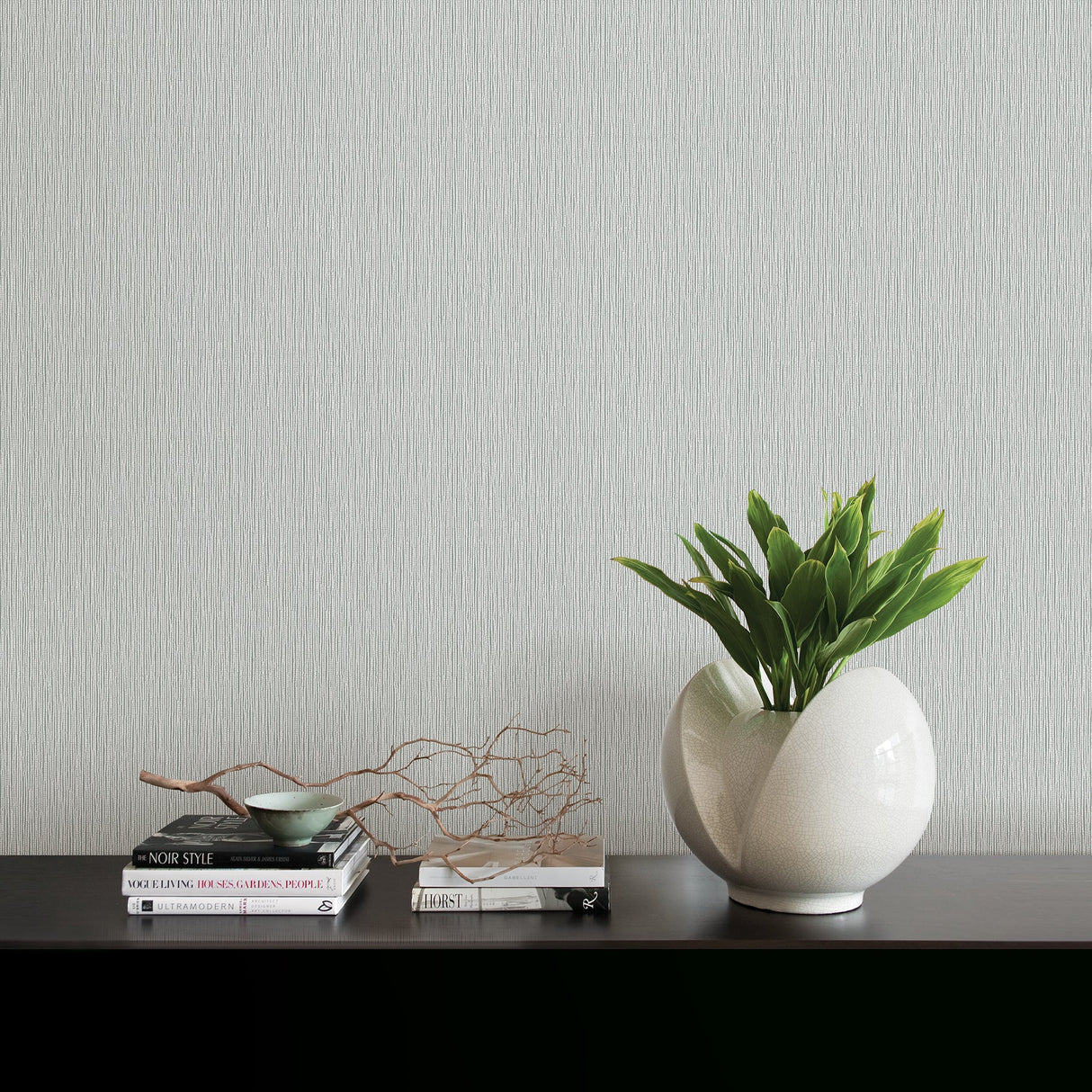 Advantage 2812-IH20106 Hayley Light Grey Stria Wallpaper