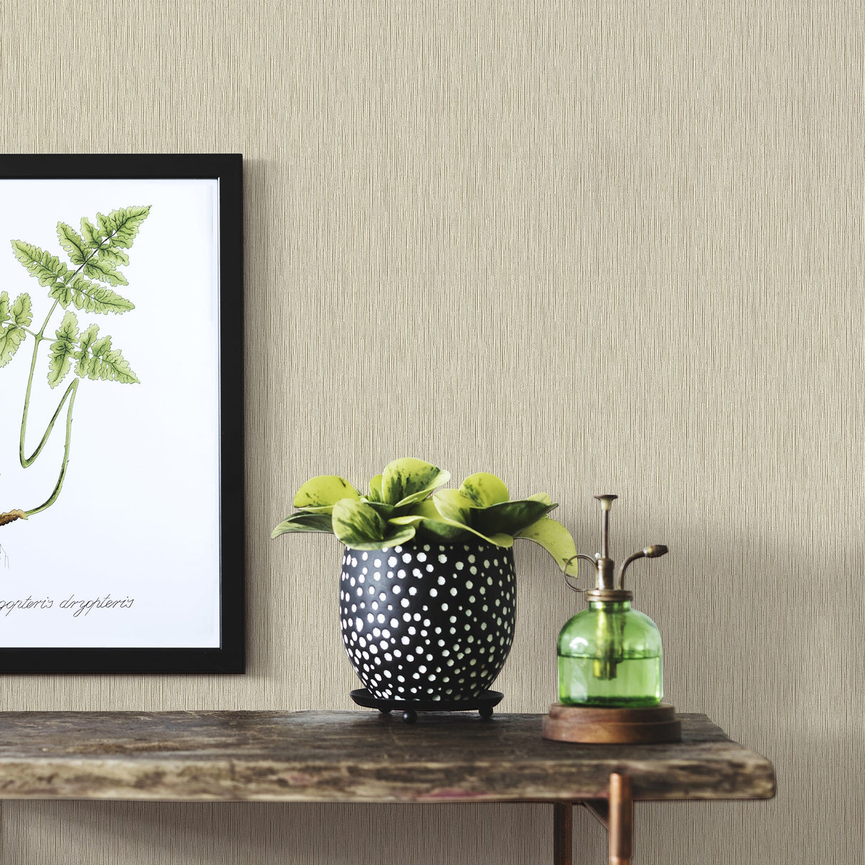 Advantage 2812-IH20124 Hayley Neutral Stria Wallpaper