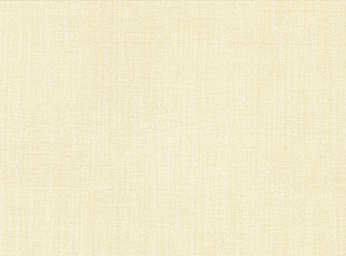 Advantage 2813-AR-40114 Colicchio Light Yellow Linen Texture Wallpaper
