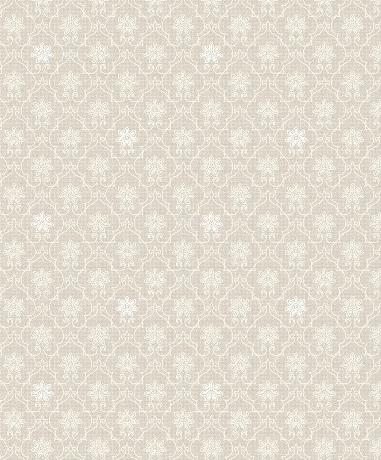 Advantage 2813-SA1-1092 Heston Eggshell Trellis Wallpaper