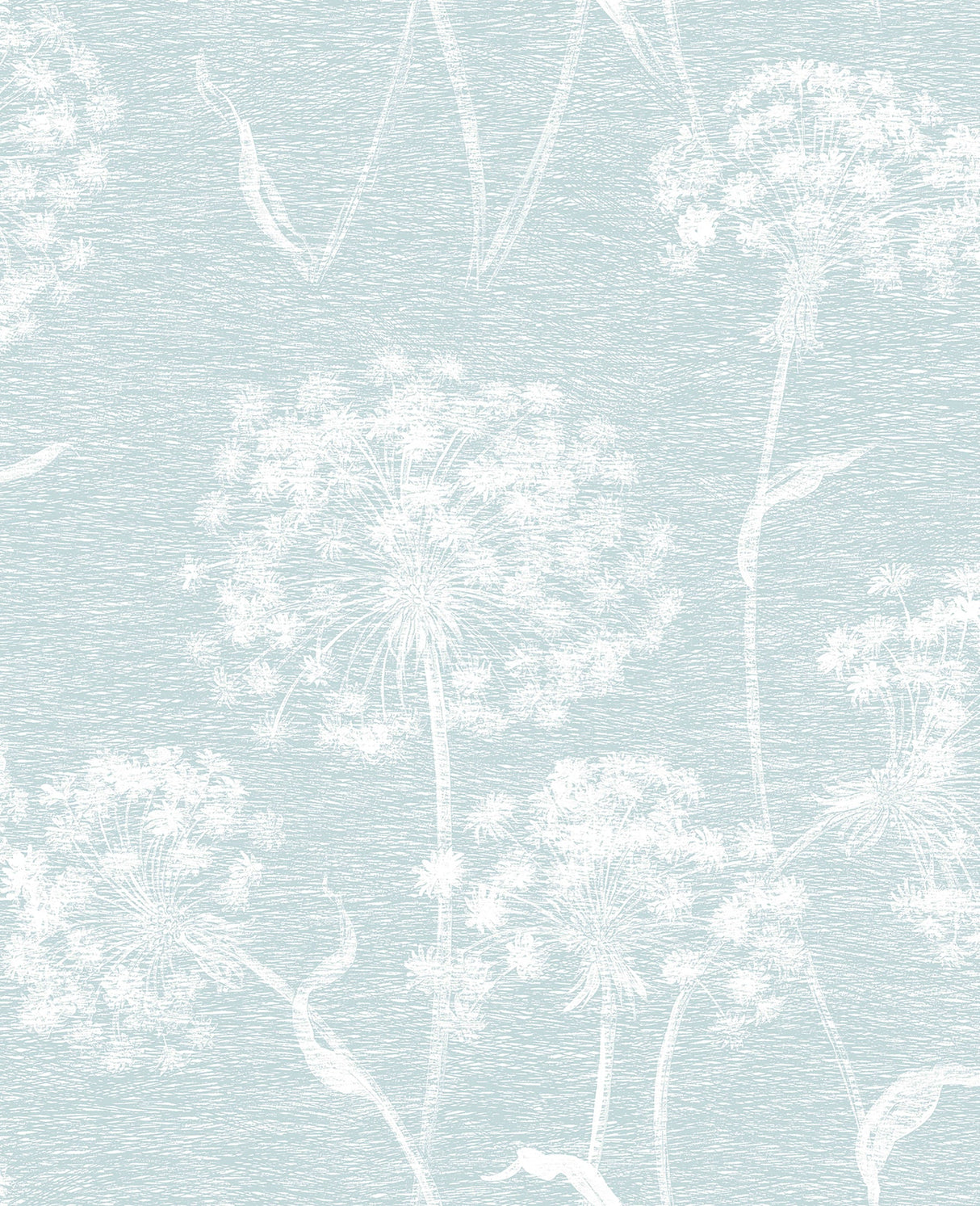 Advantage 2814-24576 Garvey Light Blue Dandelion Wallpaper