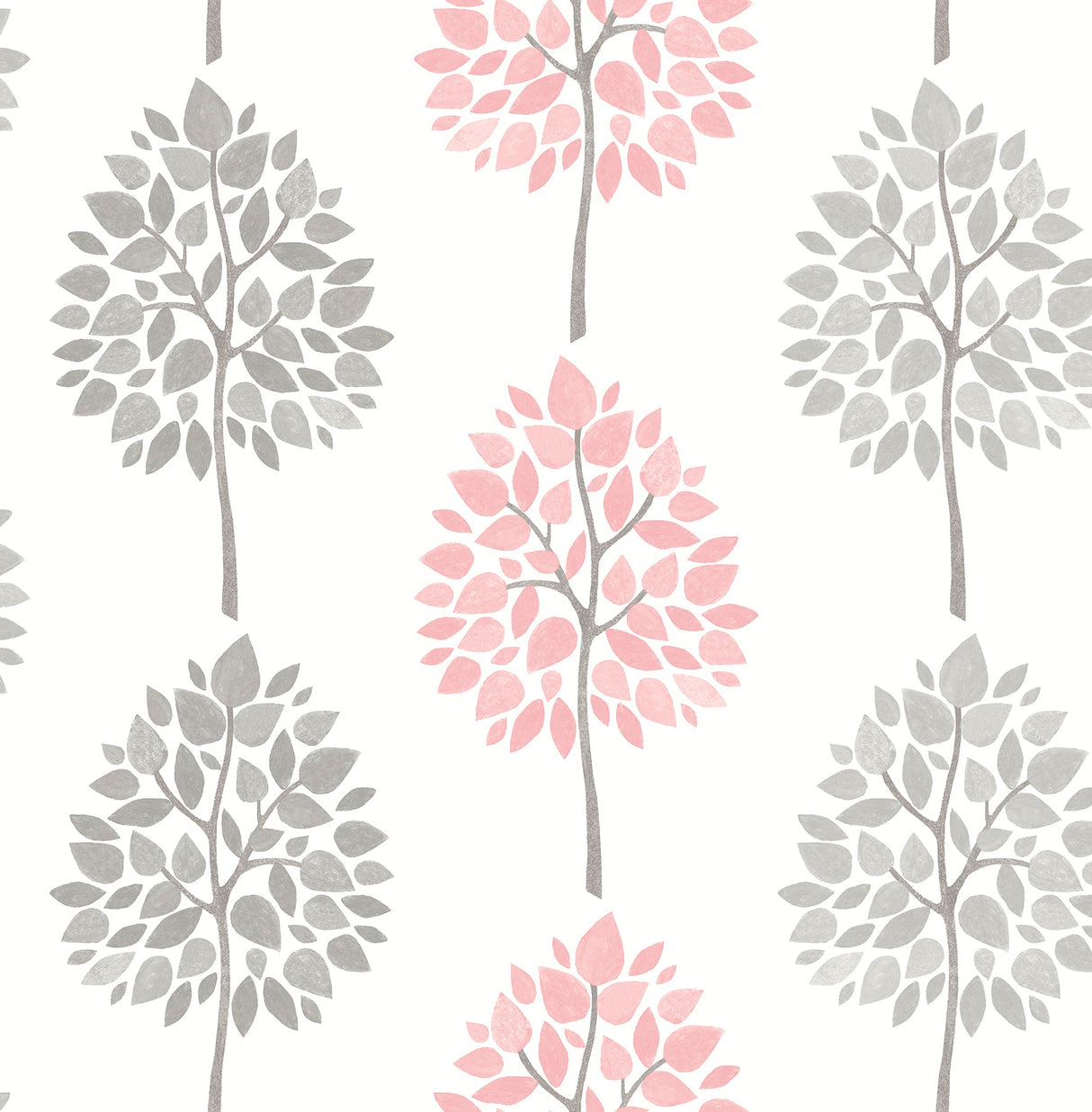 Advantage 2814-24968 Saar Pink Tree Wallpaper