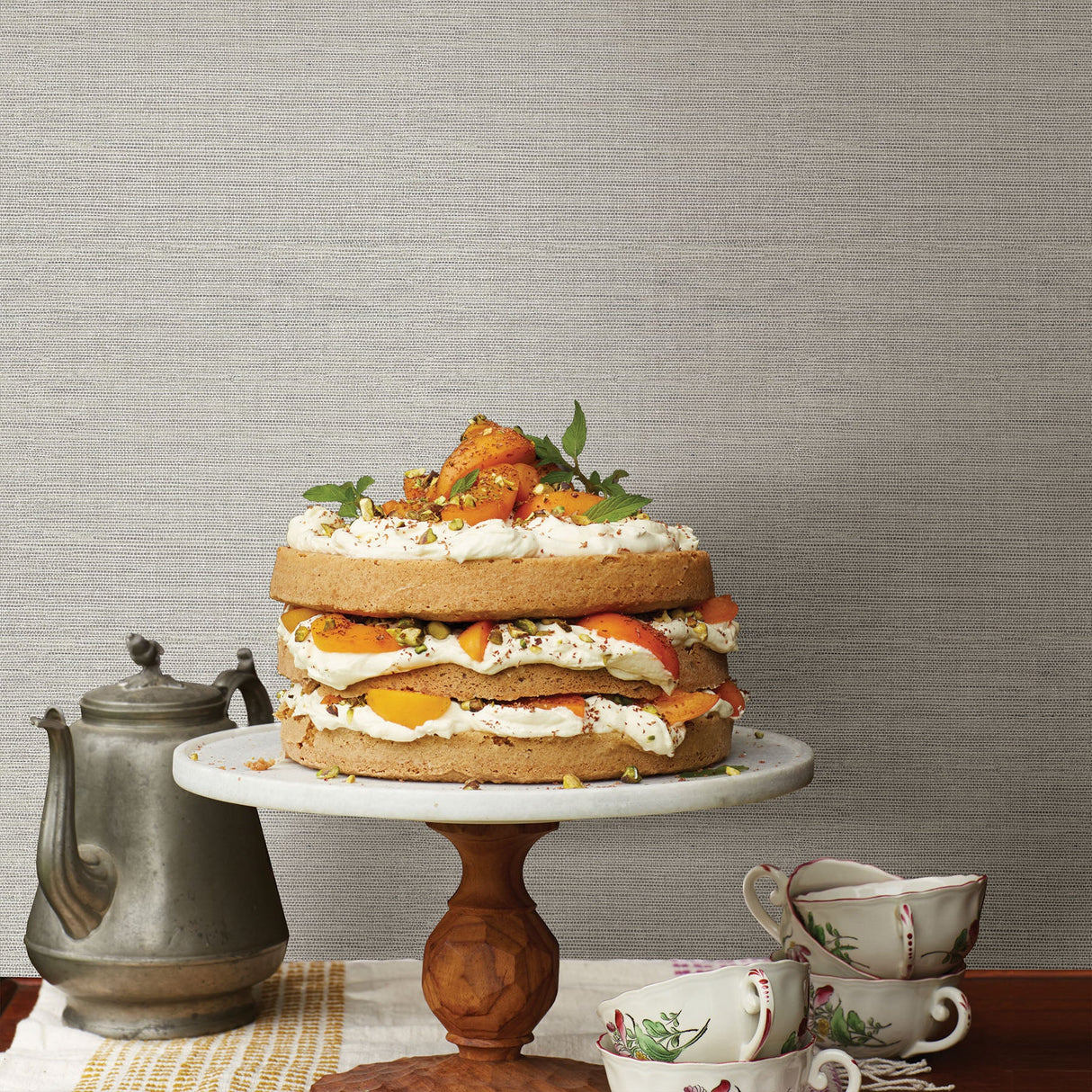 A-Street Prints 2821-24279 Agave Dove Faux Grasscloth Wallpaper