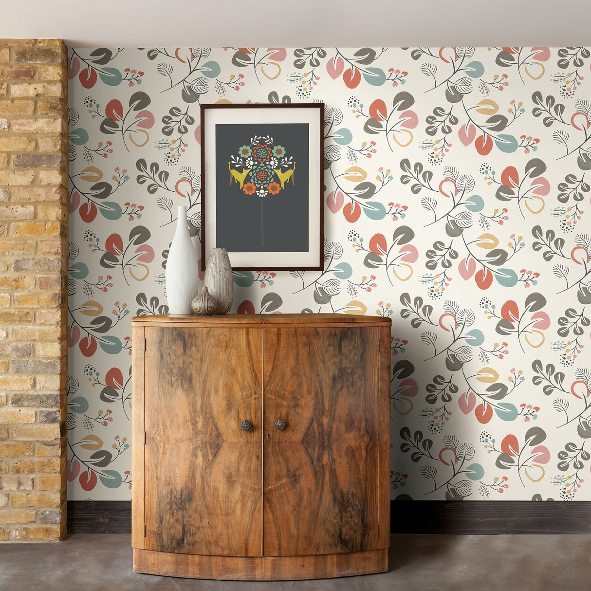 A-Street Prints 2821-25122 Jona Multicolor Trail Wallpaper