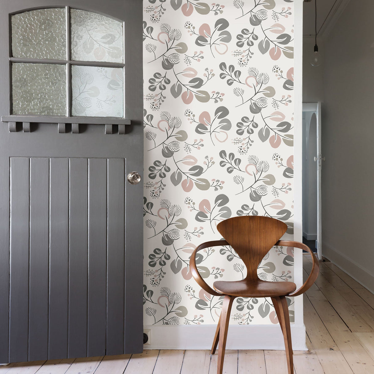 A-Street Prints 2821-25125 Jona Light Pink Trail Wallpaper