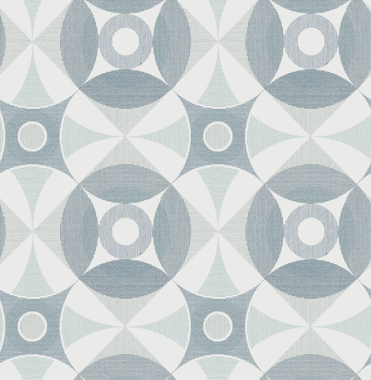 A-Street Prints 2821-25132 Ellis Teal Geometric Wallpaper