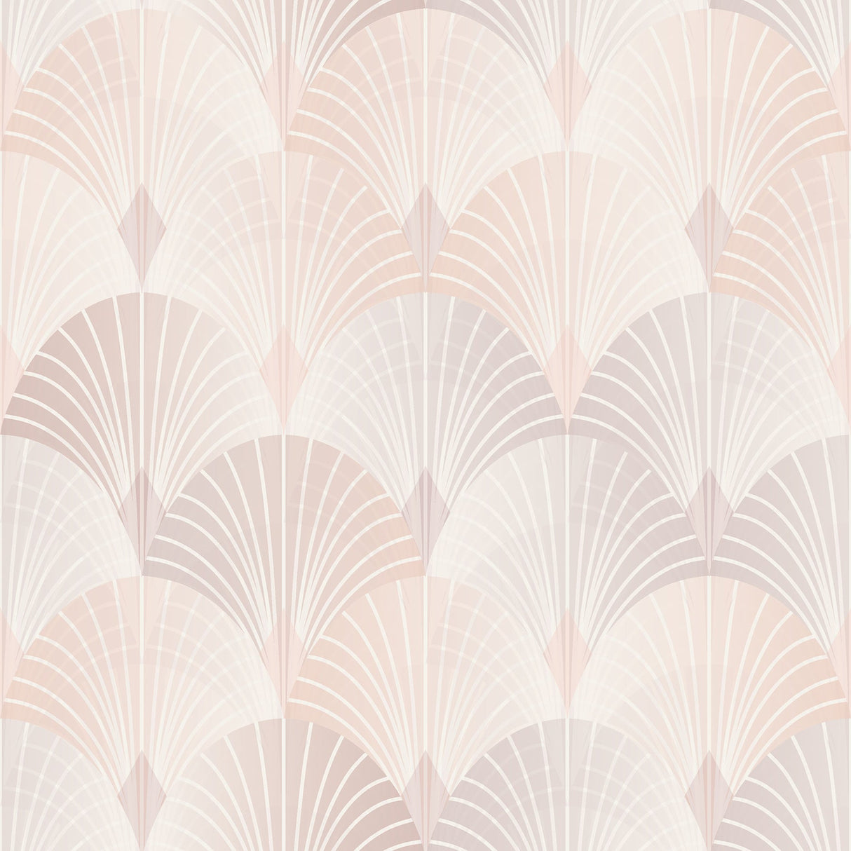 Engblad & Co 2825-6366 Pigalle Light Pink Fan Wallpaper