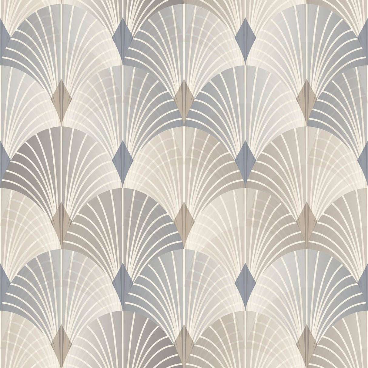 Engblad & Co 2825-6367 Pigalle Multicolor Fan Wallpaper