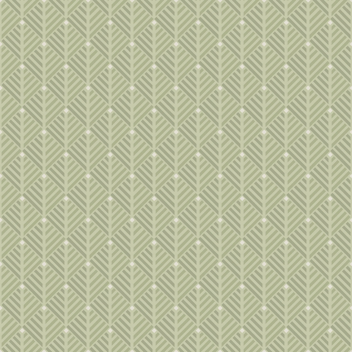 Engblad & Co 2825-6374 Opera Green Geometric Wallpaper