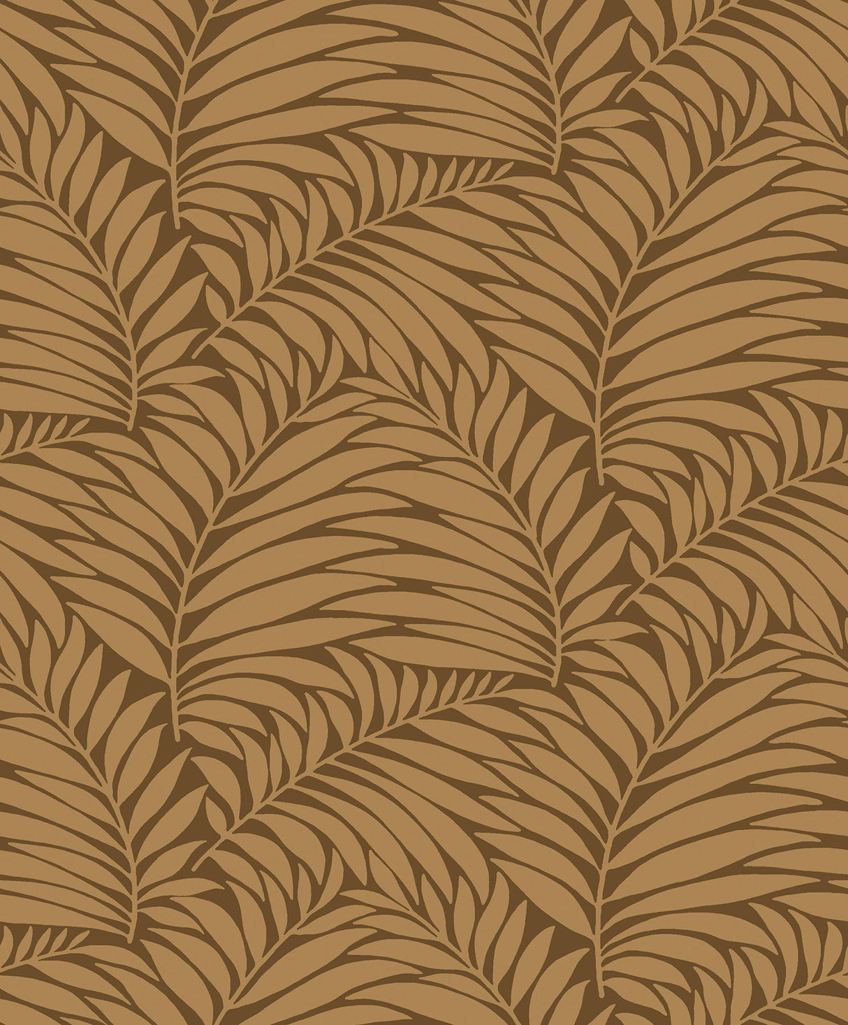 Engblad & Co 2825-6380 Myfair Brown Leaf Wallpaper