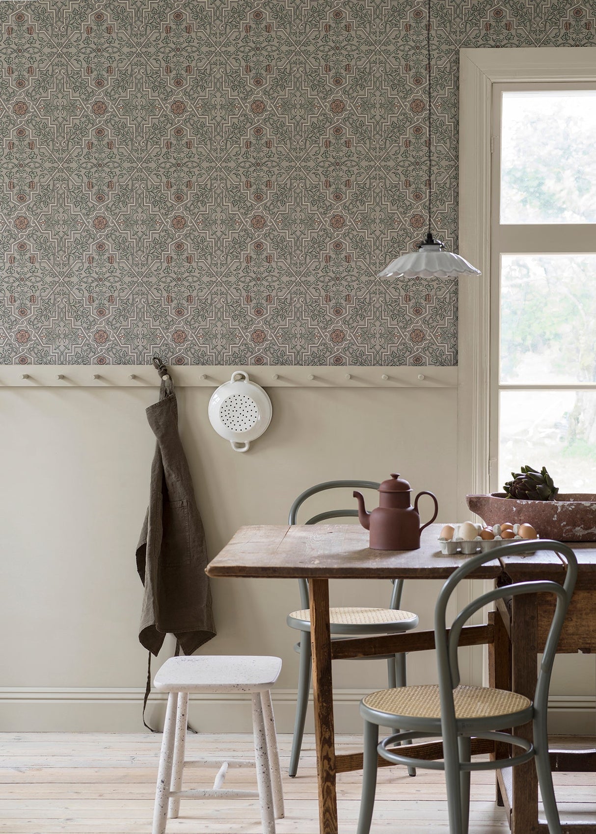 Wall Vision 2827-4501 Rosenvinge Light Brown Ironworks Wallpaper
