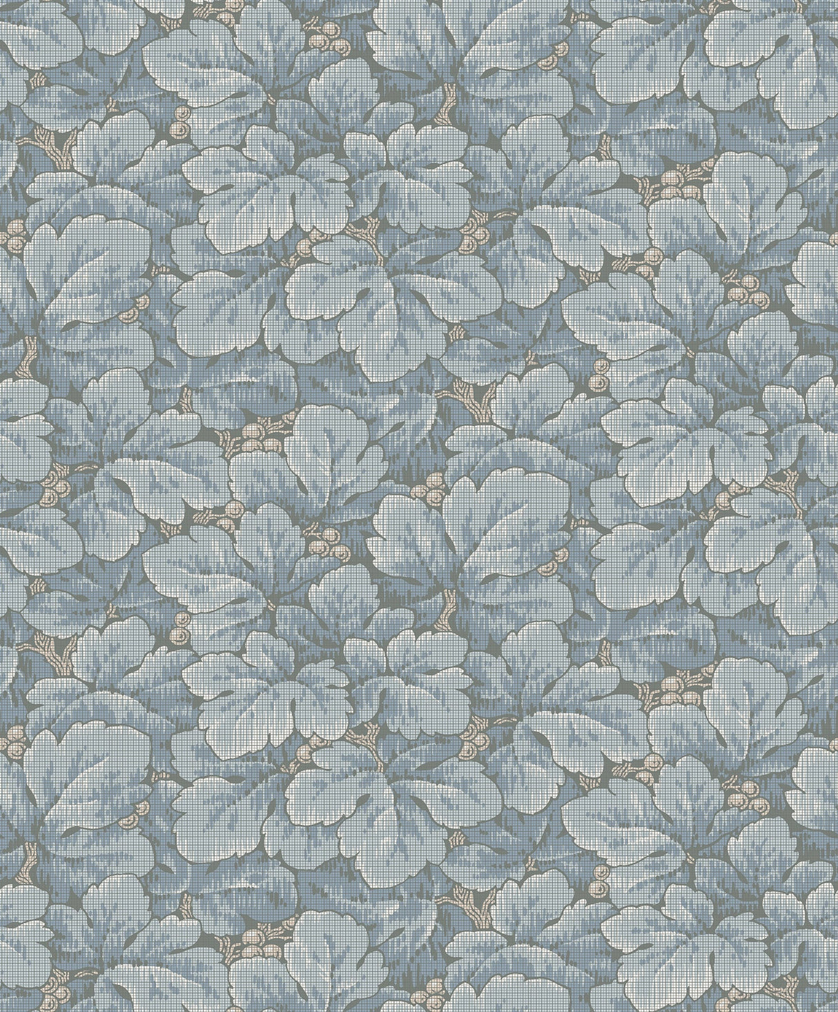 Wall Vision 2827-4545 Waldemar Light Blue Foliage Wallpaper