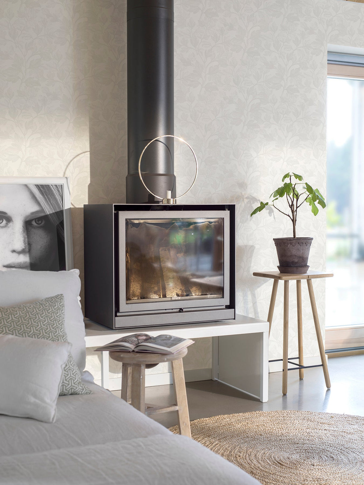 Wall Vision 2827-7167 Fig Ivory Botanical Wallpaper