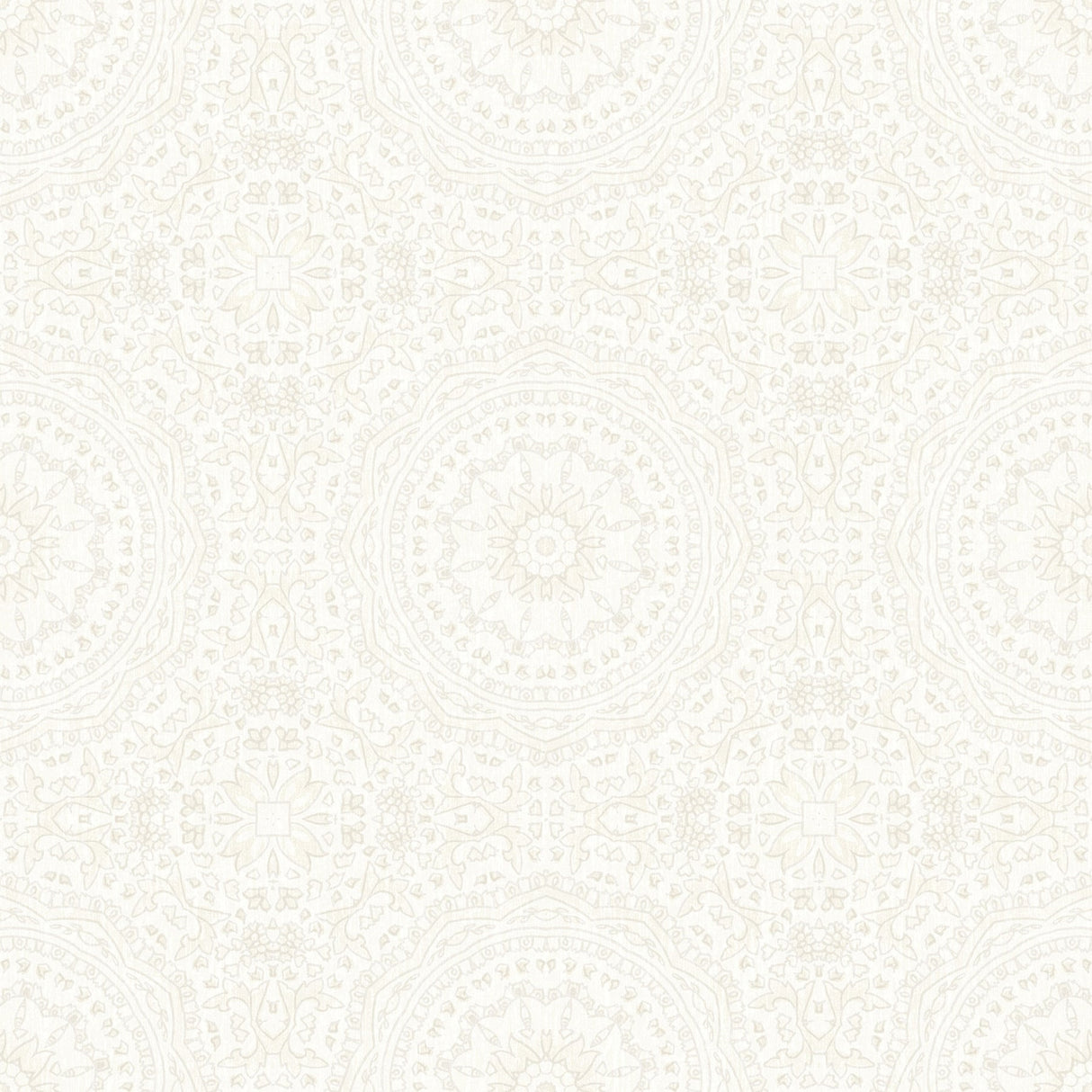 Wall Vision 2827-7171 Marrakech Cream Medallion Wallpaper