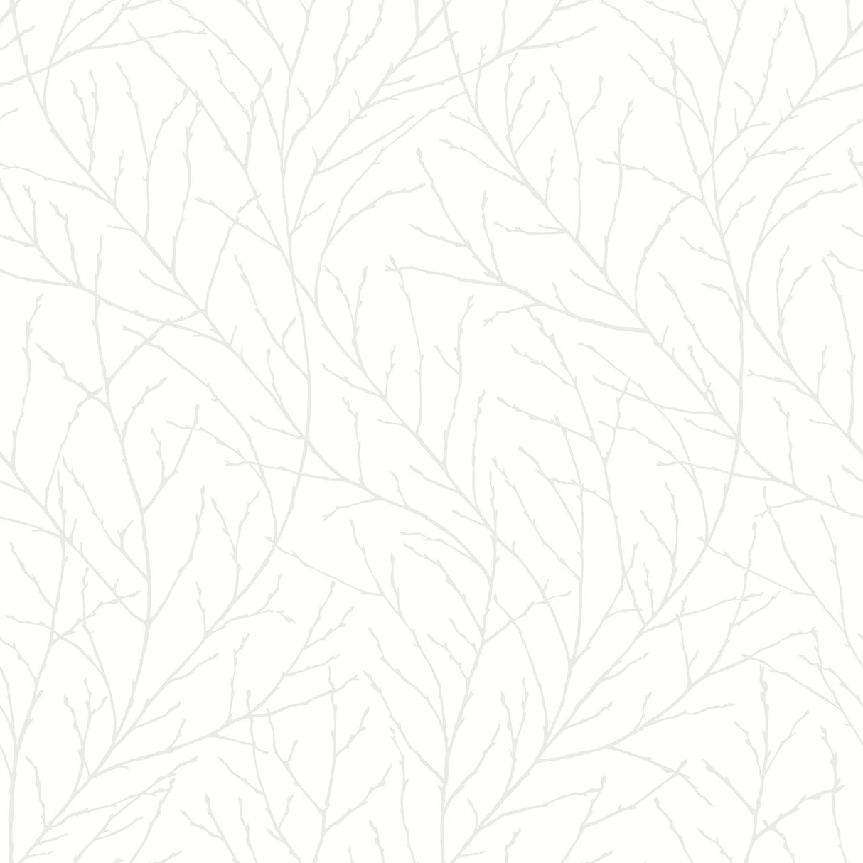 Wall Vision 2827-7177 Branches Off-White Trees Wallpaper