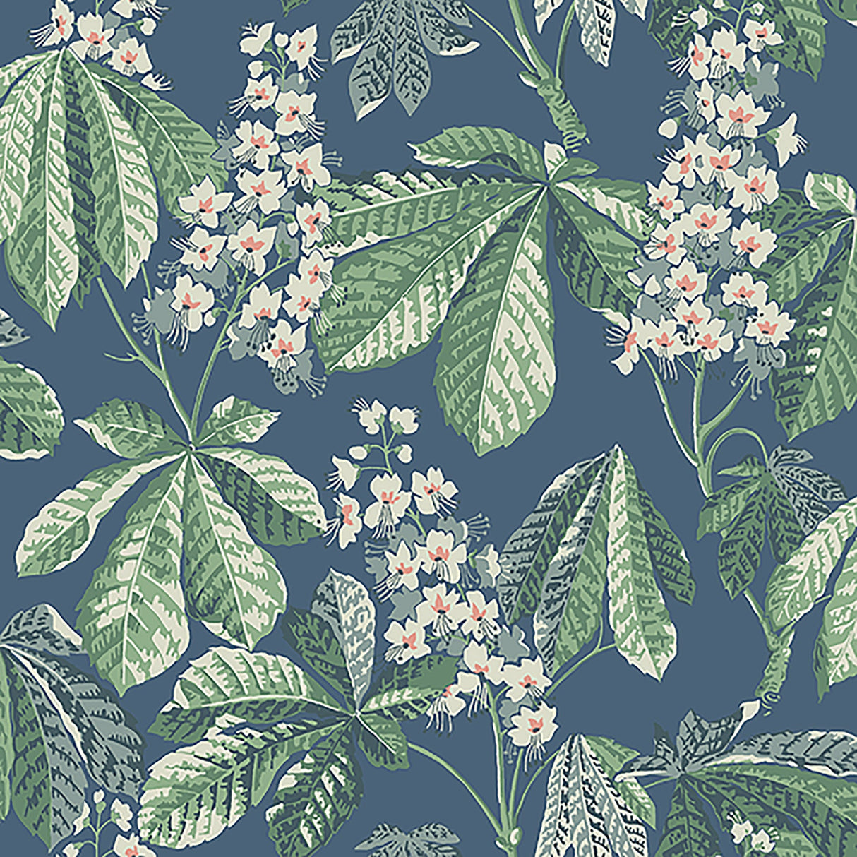 Wall Vision 2827-7201 Chestnut Blossom Slate Floral Wallpaper