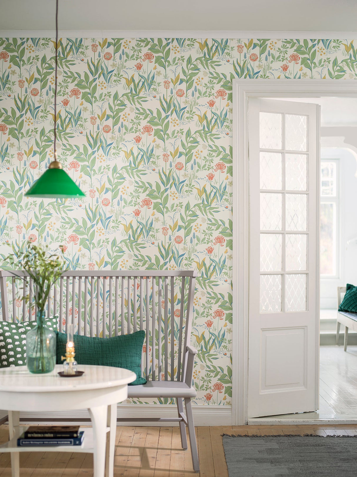 Wall Vision 2827-7218 Spring Garden Off-White Botanical Wallpaper