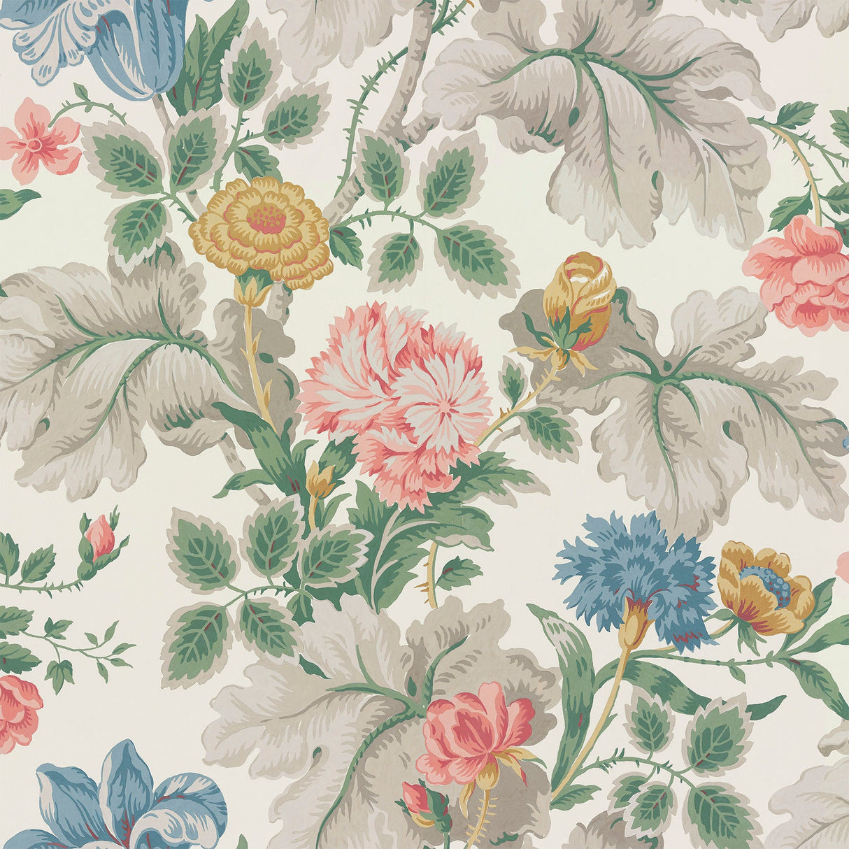 Wall Vision 2827-7235 Carnation Garden Multicolor Floral Wallpaper