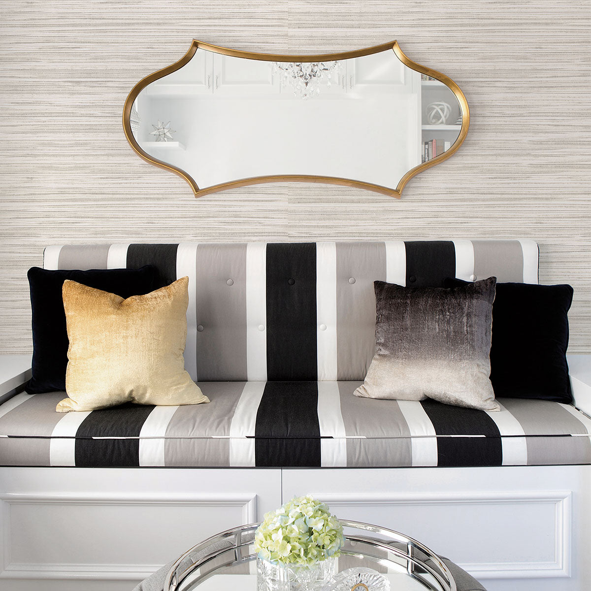 Eade’s Holiday Grey String Texture Wallpaper Grey