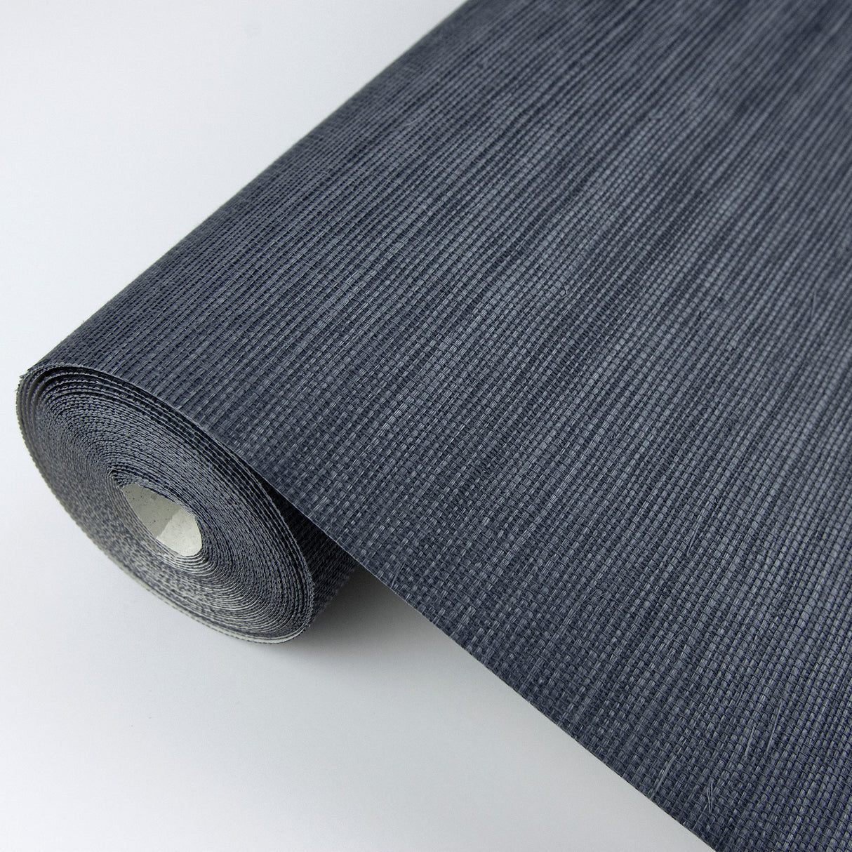 Eade’s Victoria Indigo Grasscloth Wallpaper Indigo