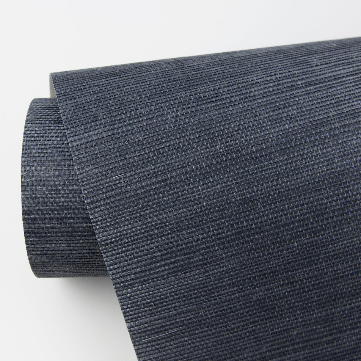 Eade’s Victoria Indigo Grasscloth Wallpaper Indigo