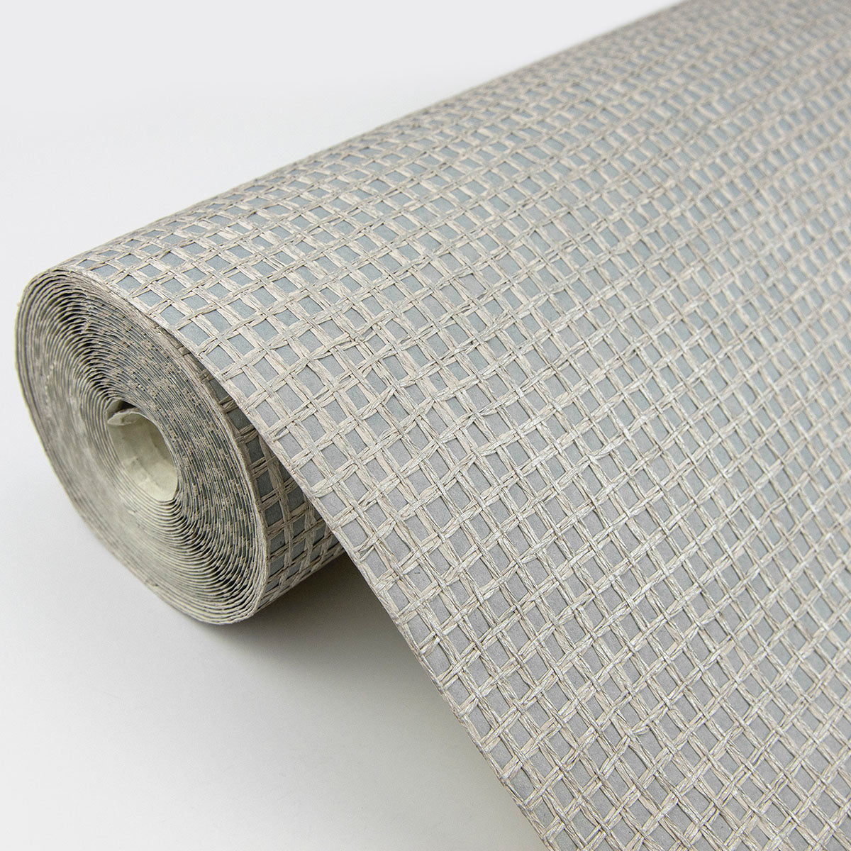 Eade’s Wancahi Grey Grasscloth Wallpaper Grey