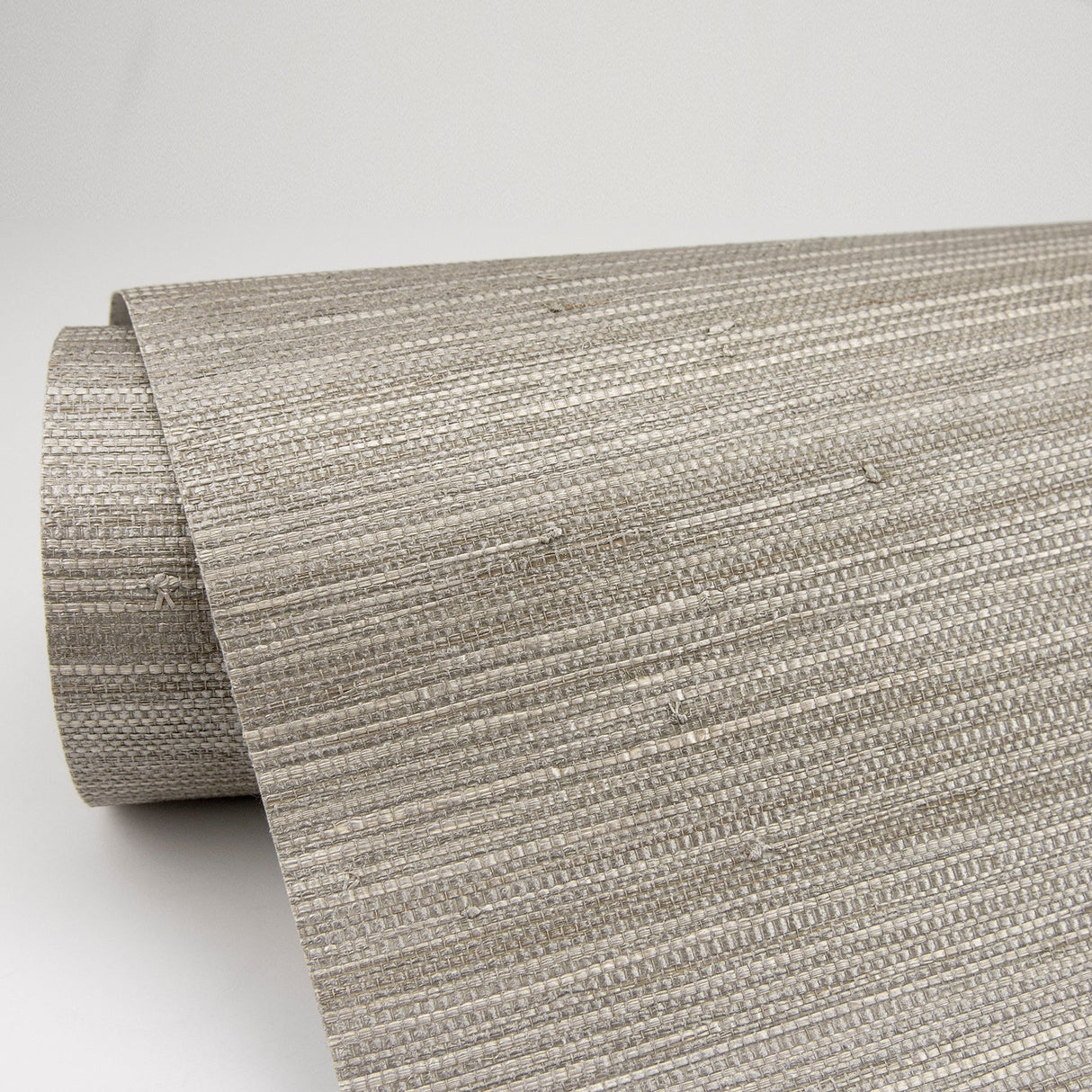 Eade’s Tagum Grey Grasscloth Wallpaper Grey