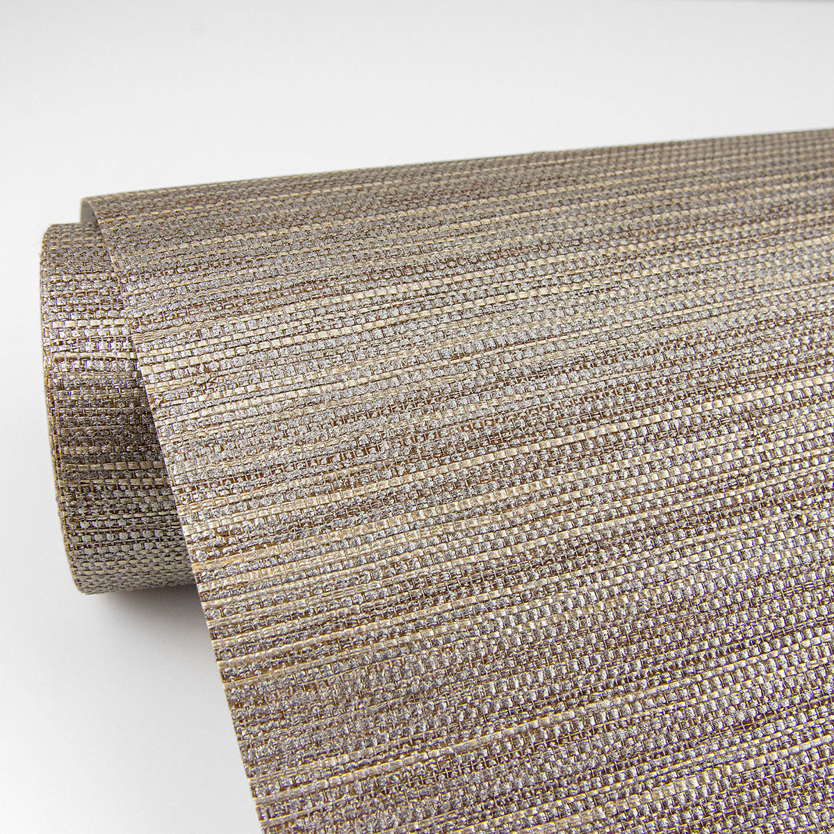 Eade’s Liaohe Bronze Grasscloth Wallpaper Bronze