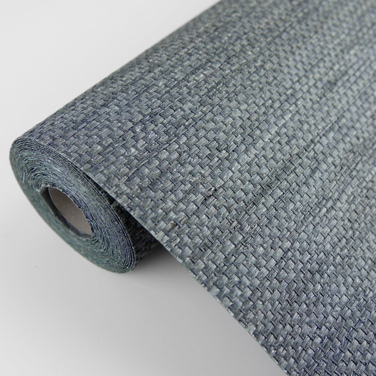 Eade’s Cotabato Blue Grasscloth Wallpaper Blue