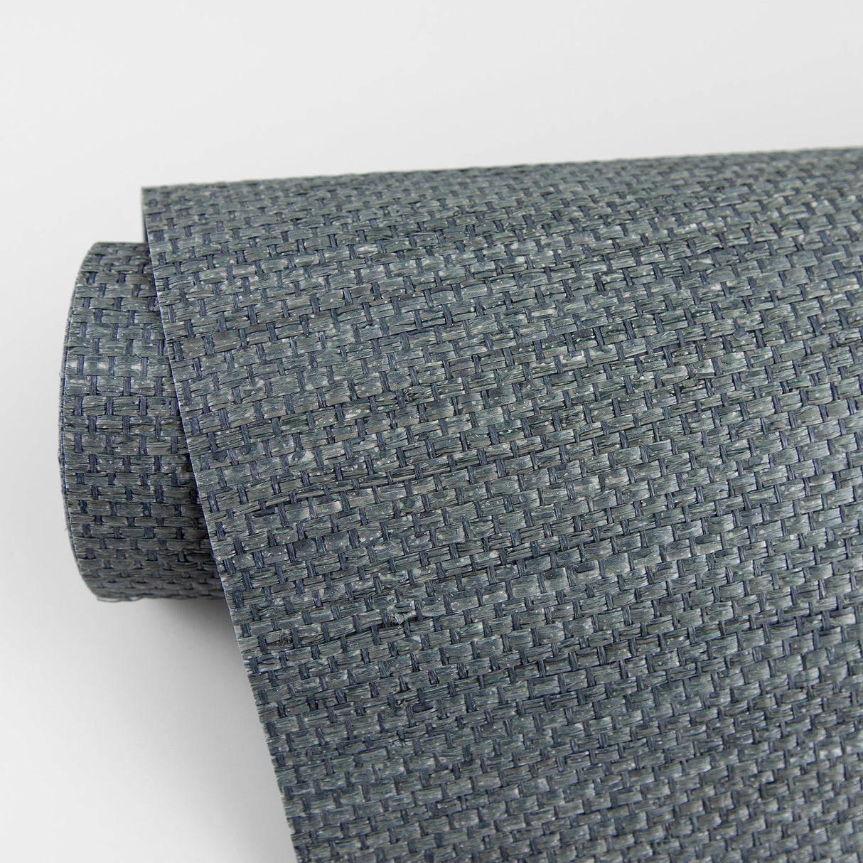 Eade’s Cotabato Blue Grasscloth Wallpaper Blue