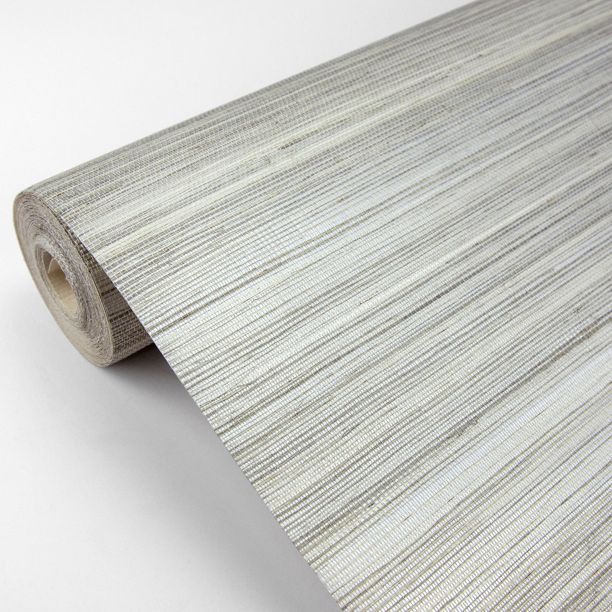 Eade’s Zoysia Platinum Grasscloth Wallpaper Platinum