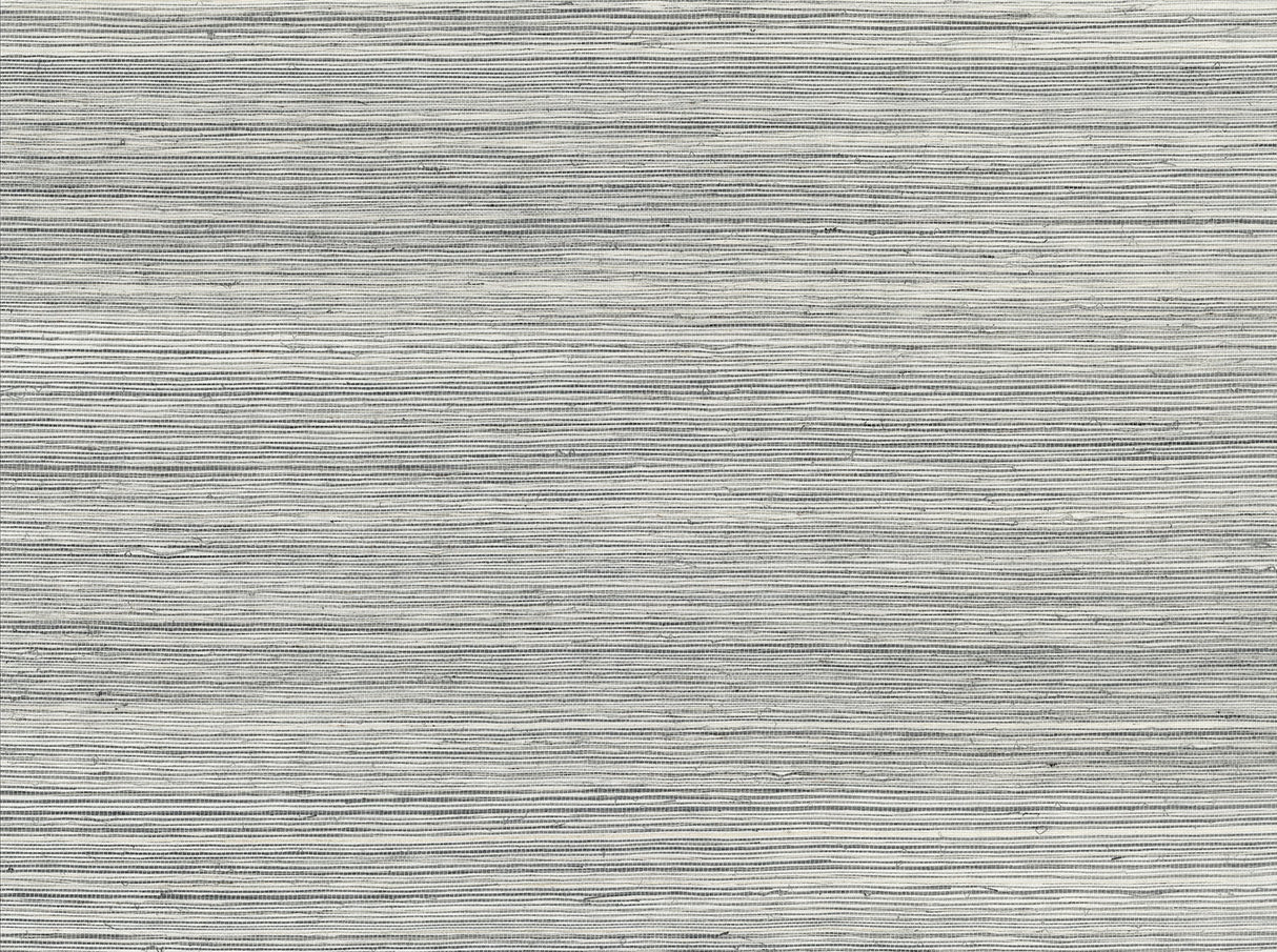 Eade’s Baishin Silver Grasscloth Wallpaper Silver