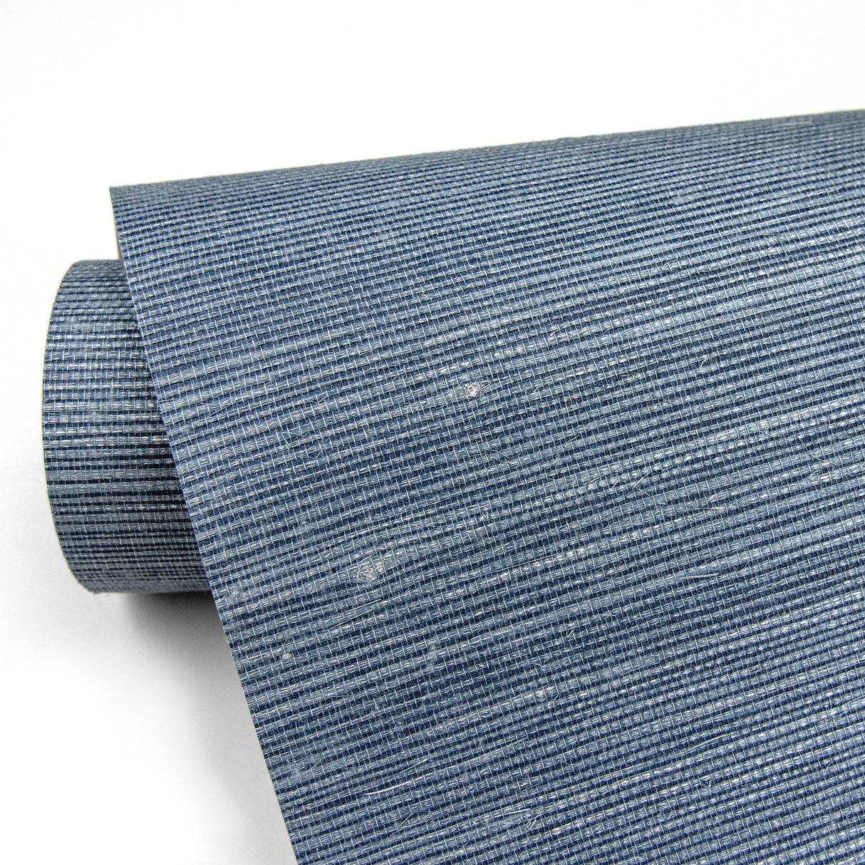 Eade’s Lamphu Blue Sisal Grasscloth Wallpaper Blue