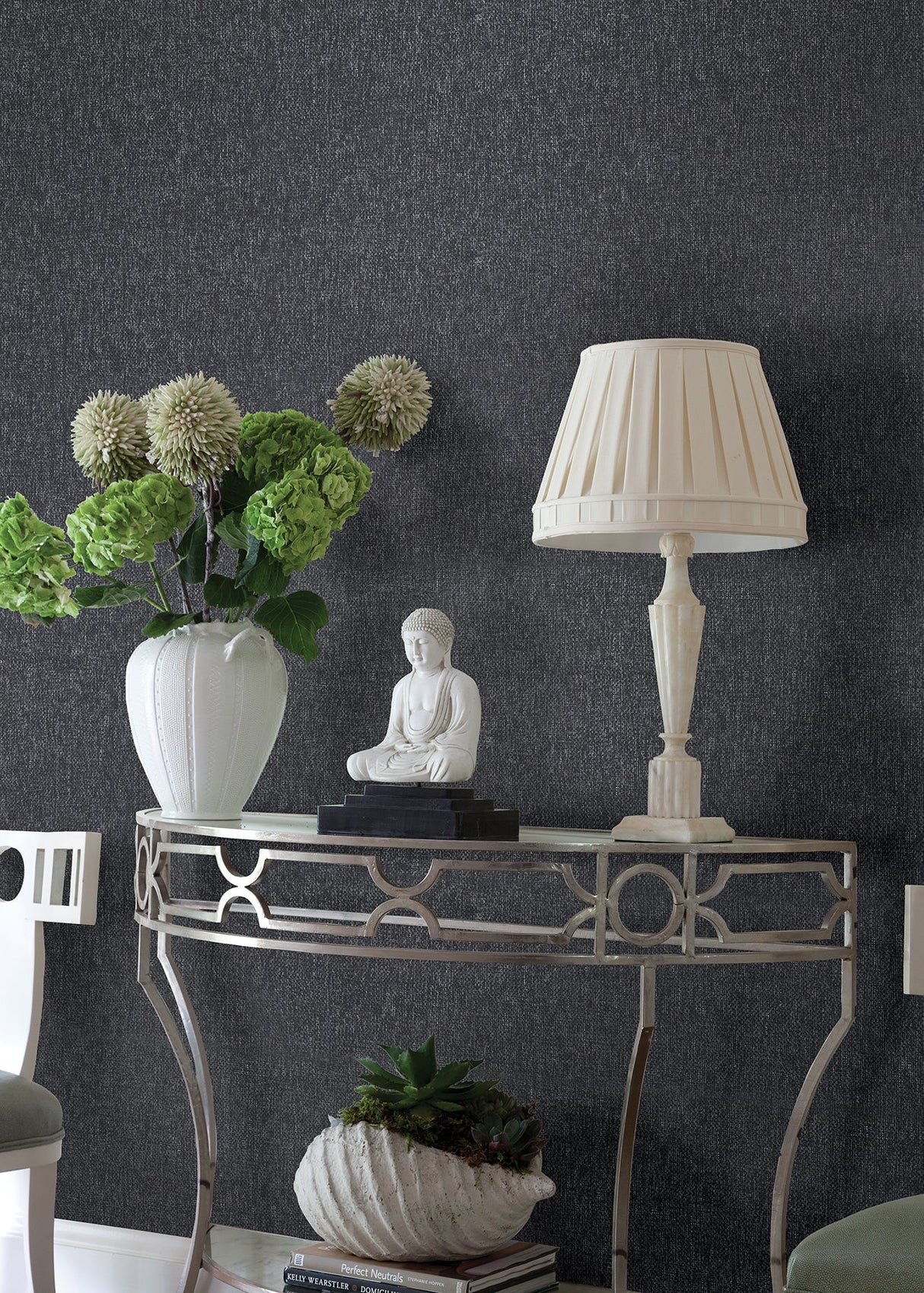 Eade’s Erdene Charcoal Paper Weave Wallpaper Charcoal