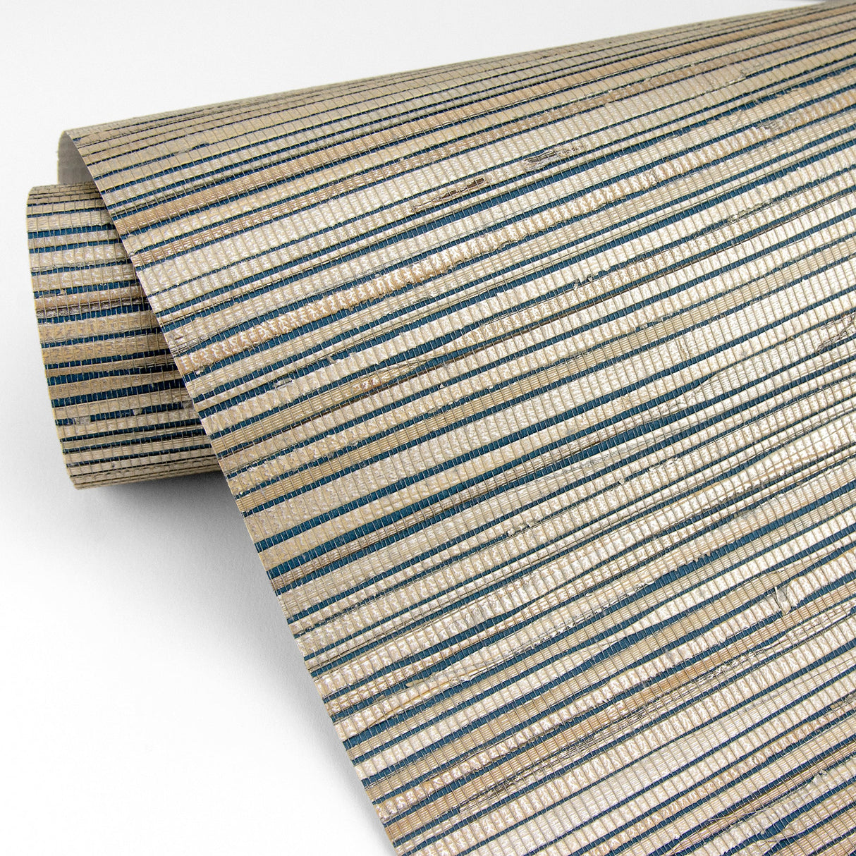 Eade’s Ranong Champagne Grasscloth Wallpaper Champagne