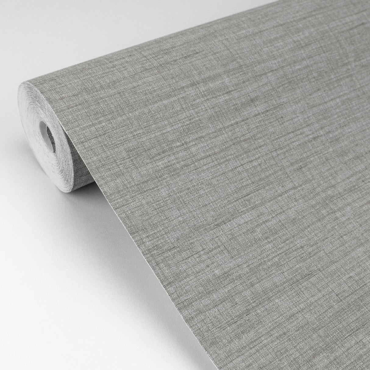 Eade’s Essence Grey Linen Texture Wallpaper Grey