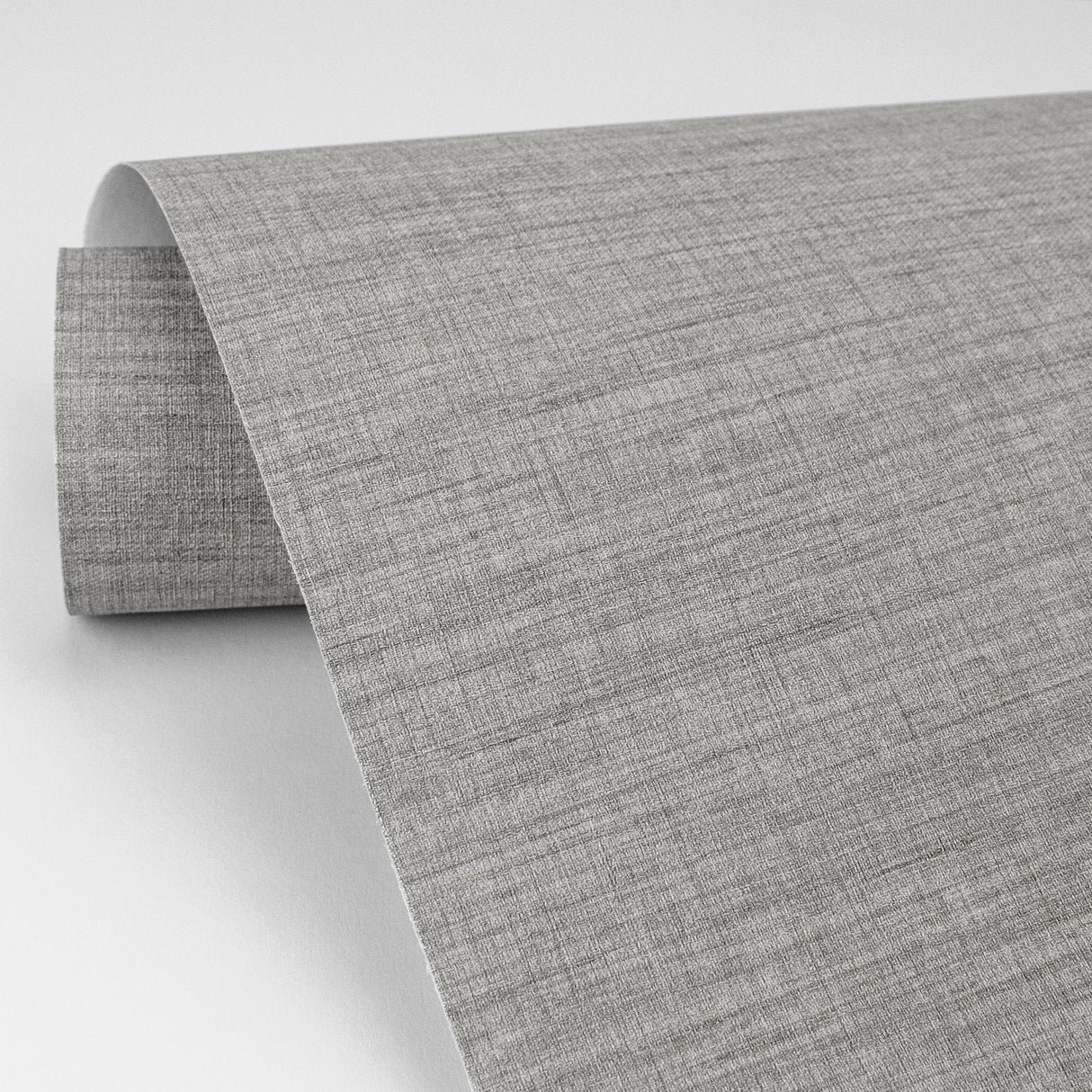 Eade’s Essence Grey Linen Texture Wallpaper Grey