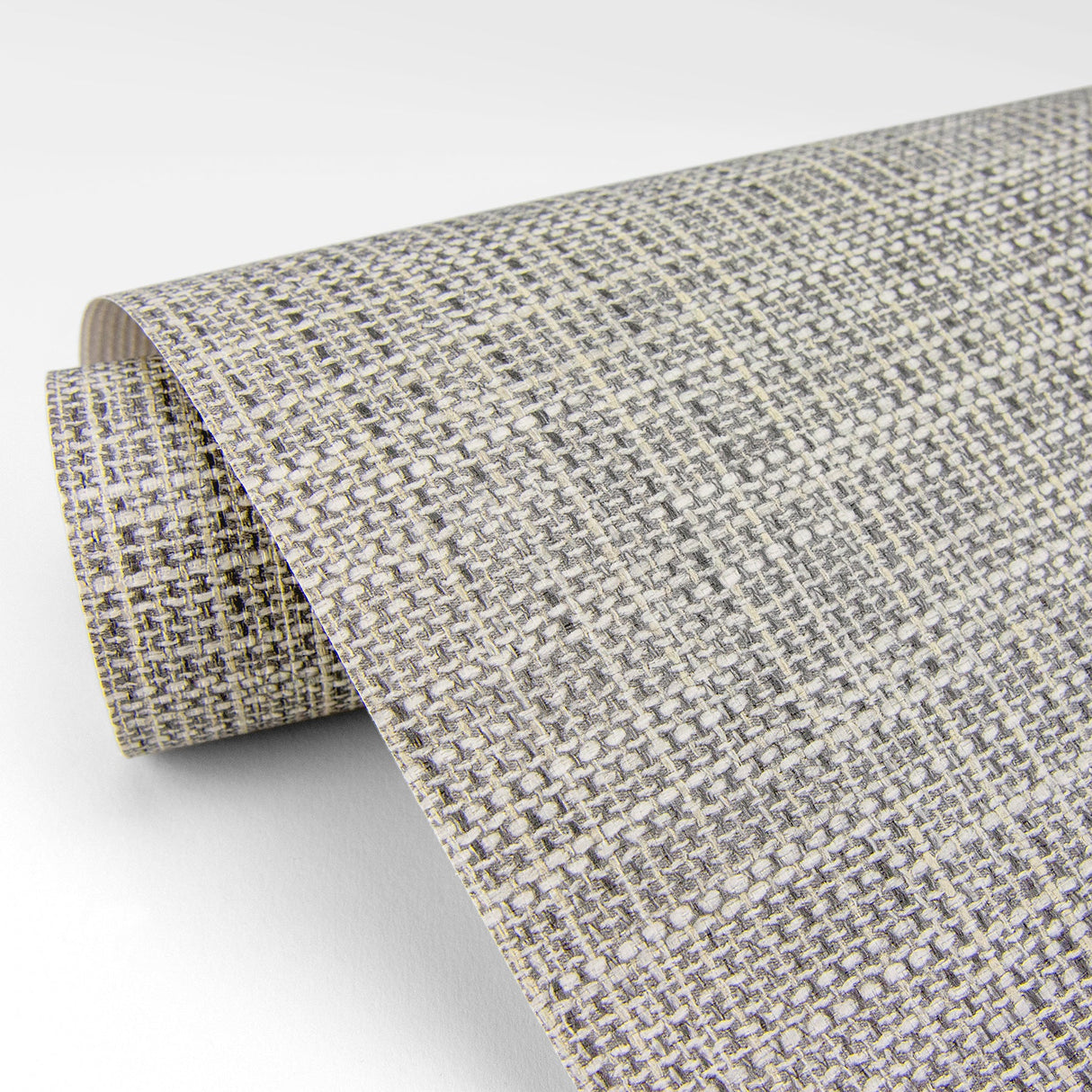 Eade’s In the Loop Cream Faux Grasscloth Wallpaper Cream