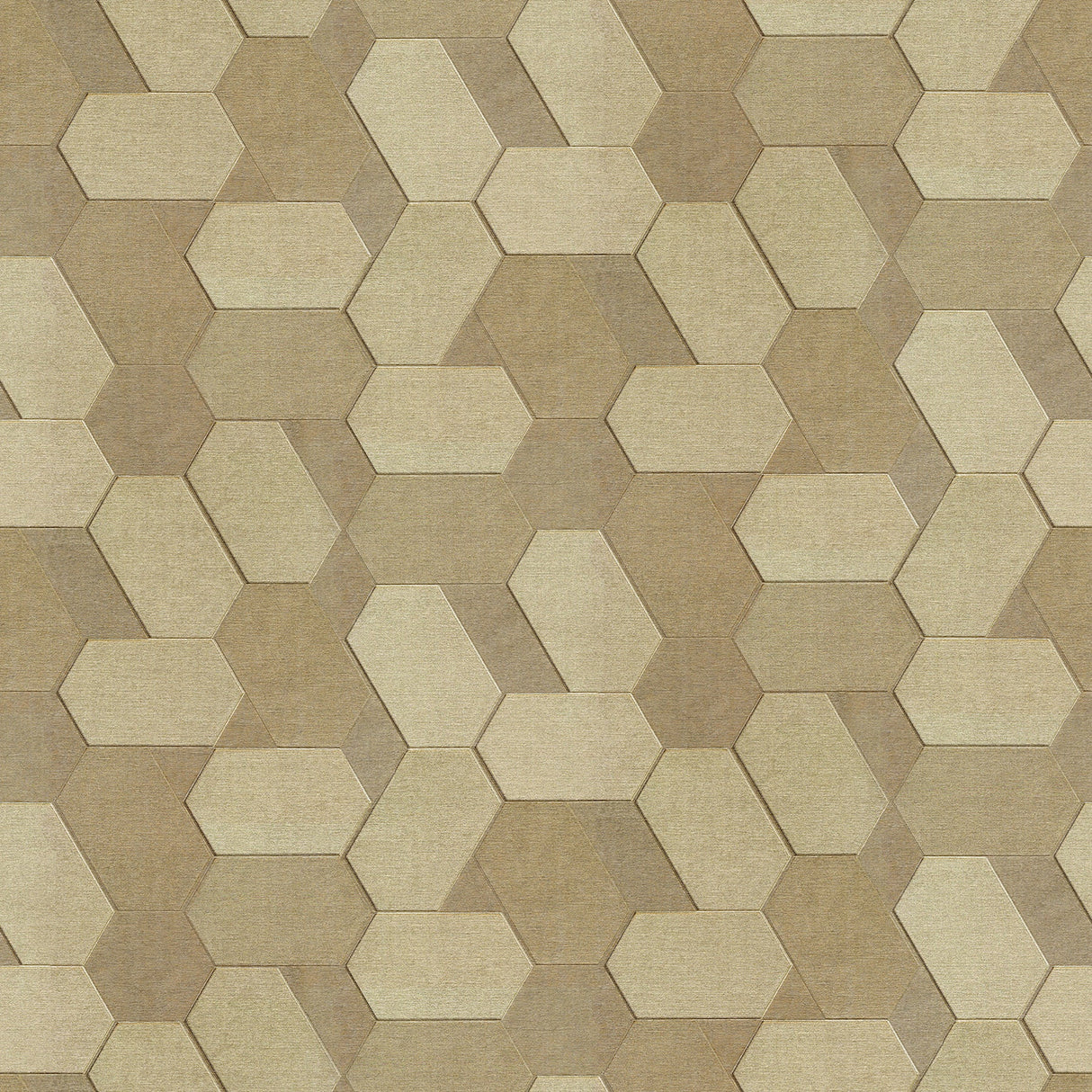 Advantage 2835-C88602 Plaza Light Brown Geometric Wallpaper