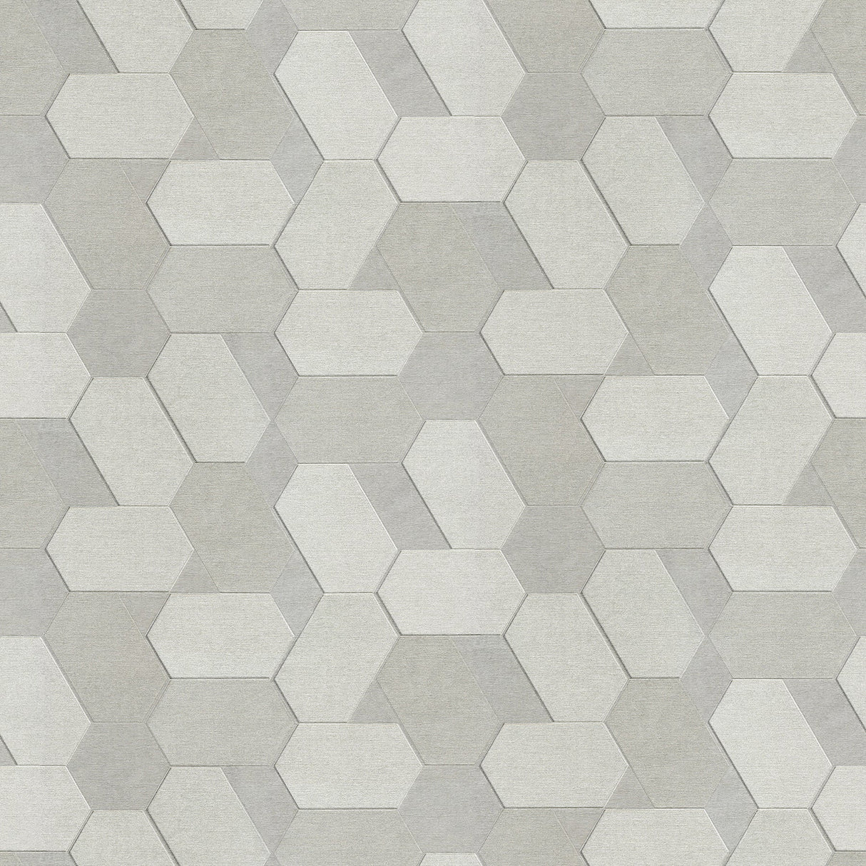 Advantage 2835-C88612 Plaza Pewter Geometric Wallpaper