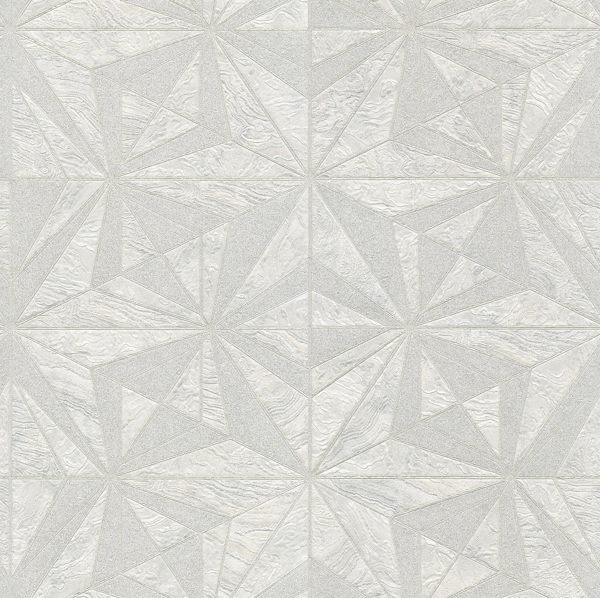 Advantage 2835-C88621 Los Cabos Ivory Marble Geometric Wallpaper