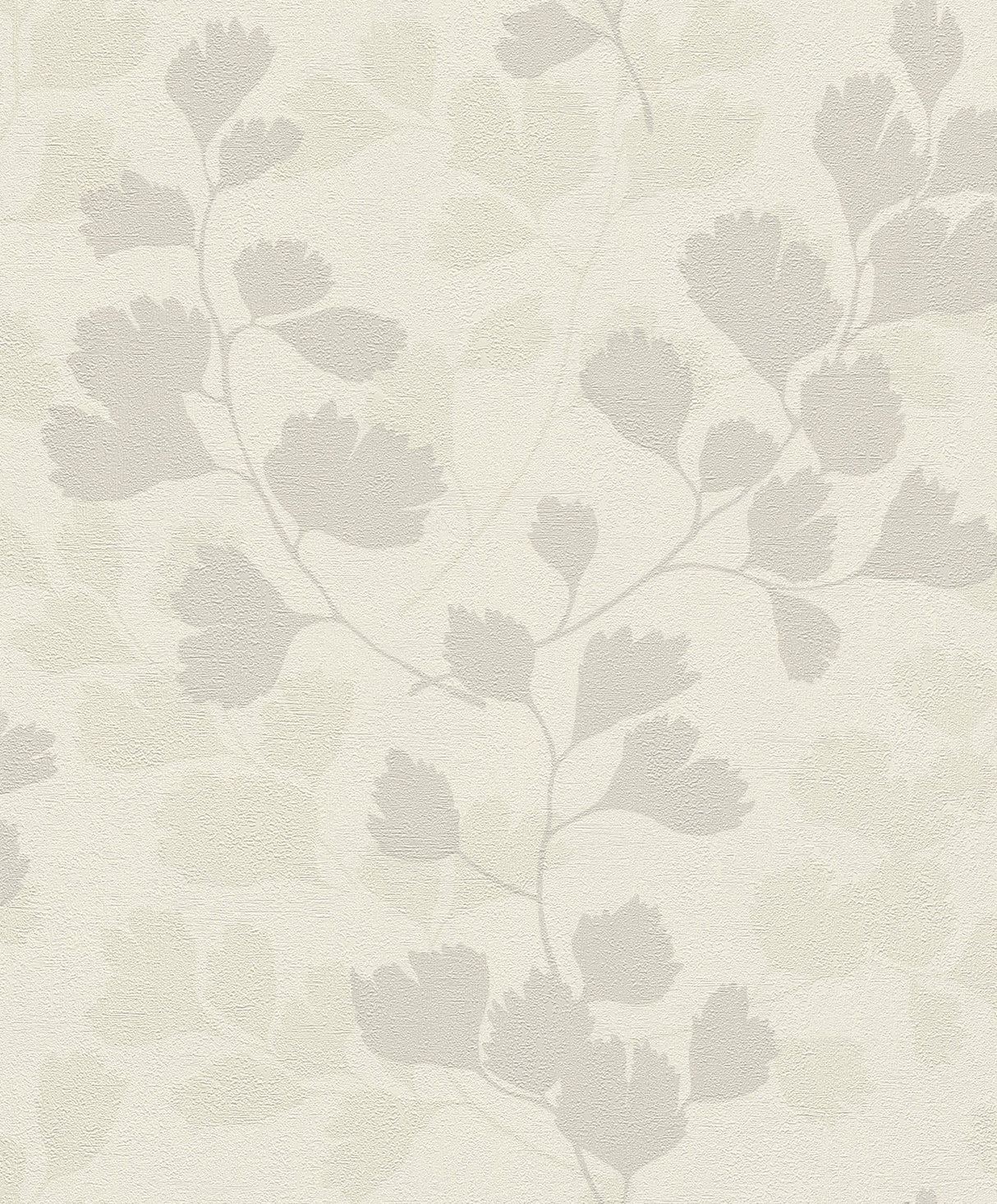 Advantage 2836-490817 Claudius Off-White Leaf Silhouette Wallpaper