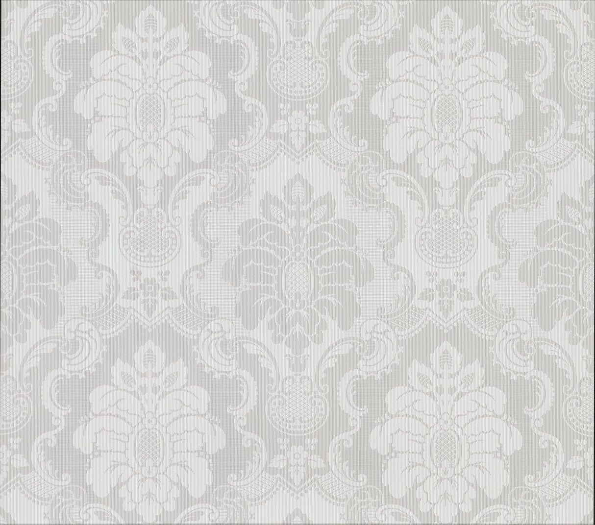 Advantage 2836-802443 Juliet Light Grey Damask Wallpaper