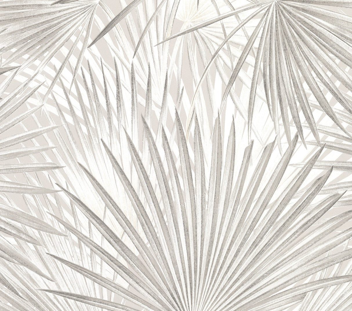 Advantage 2836-803303 Macduff Silver Palm Fronds Wallpaper