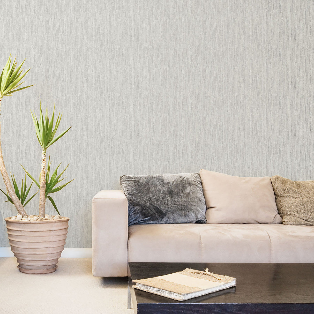 Advantage 2836-M0735 Cobweb Light Grey Texture Wallpaper