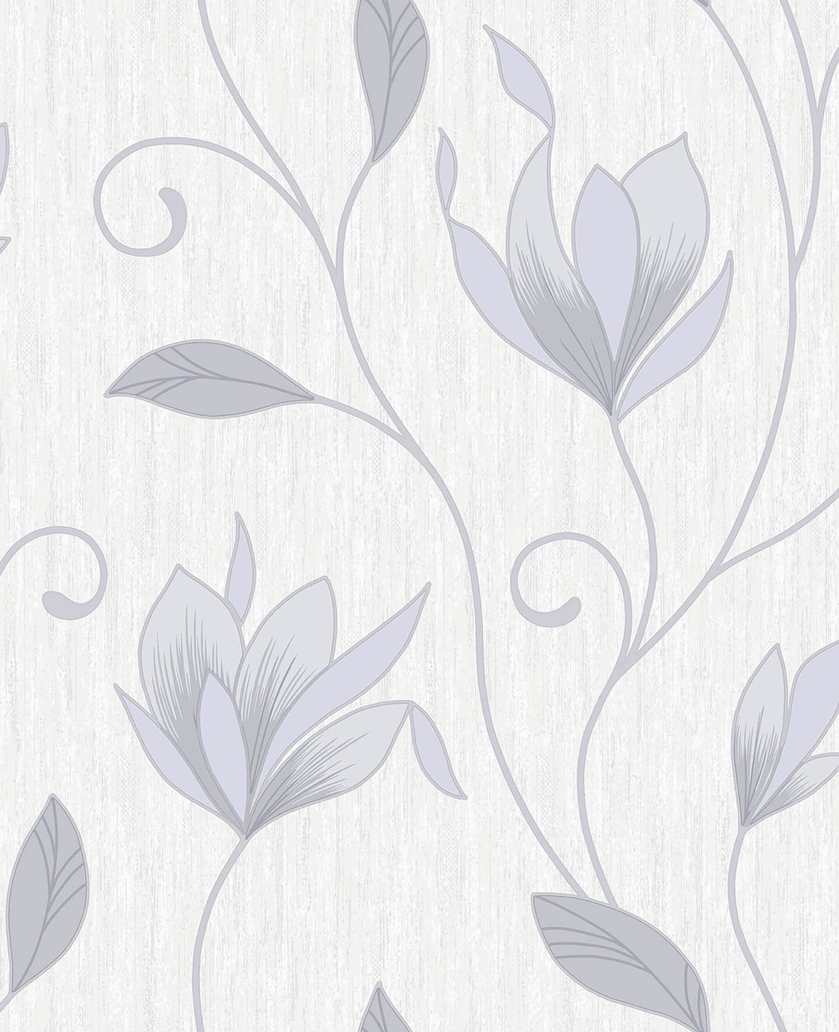 Advantage 2836-M0852 Mercutio Grey Floral Trail Wallpaper